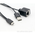 USB-C zu USB-A RJ45 Ladegeräte-Telefonkabel